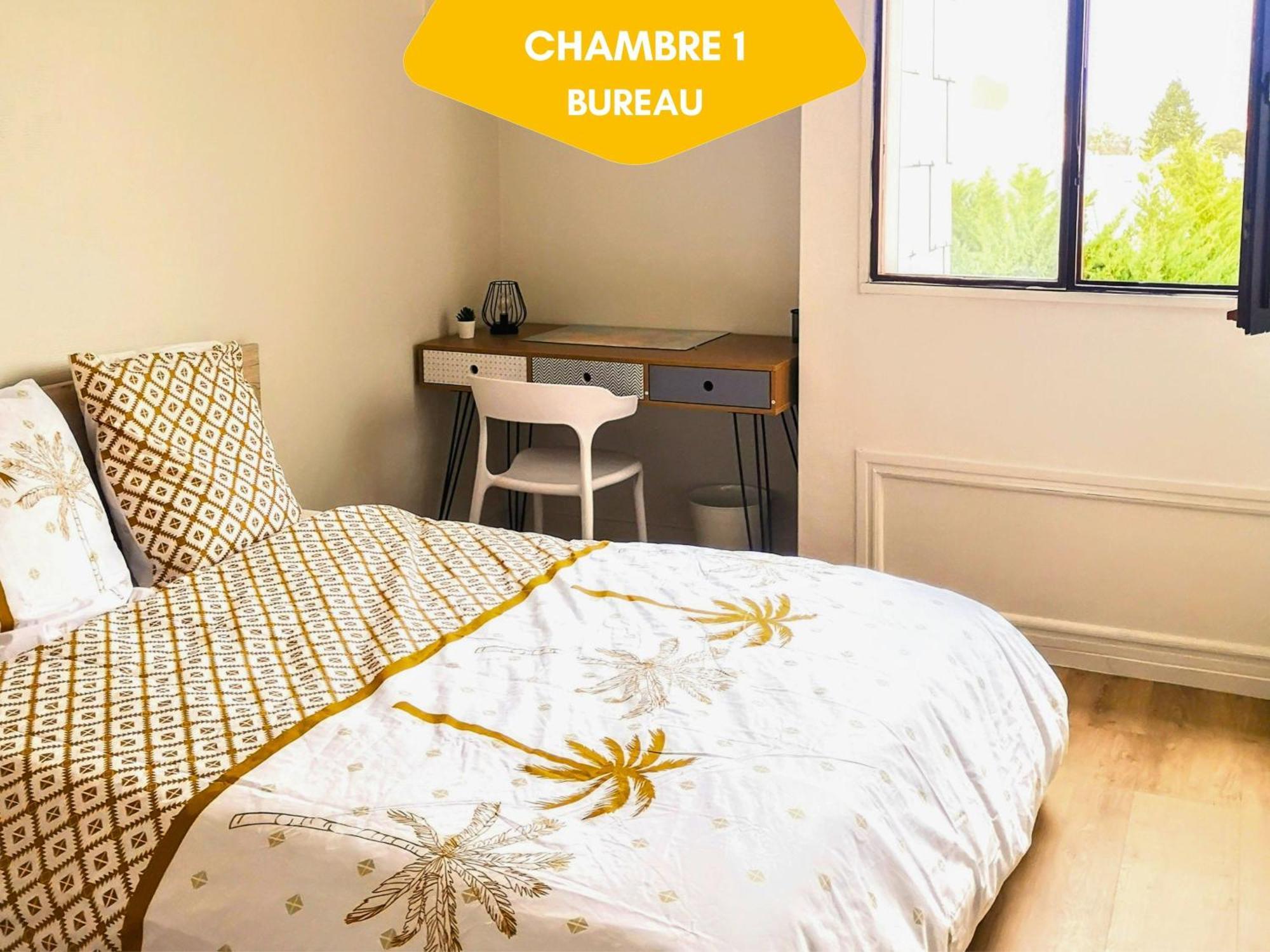 Ideal Groupe - Grands Espaces - 4 Chambres - Parking Gratuit - Proche Centre, Gare & Transports - Wifi - Offre Special De Reduction Jusqu'A -50 Le Mans Eksteriør bilde