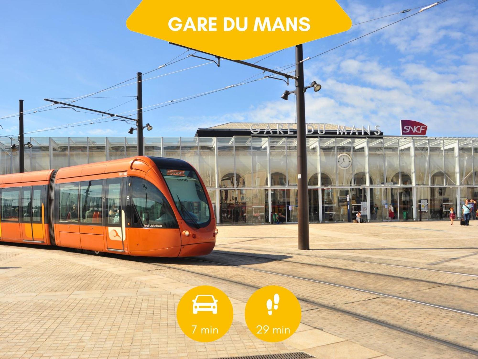 Ideal Groupe - Grands Espaces - 4 Chambres - Parking Gratuit - Proche Centre, Gare & Transports - Wifi - Offre Special De Reduction Jusqu'A -50 Le Mans Eksteriør bilde