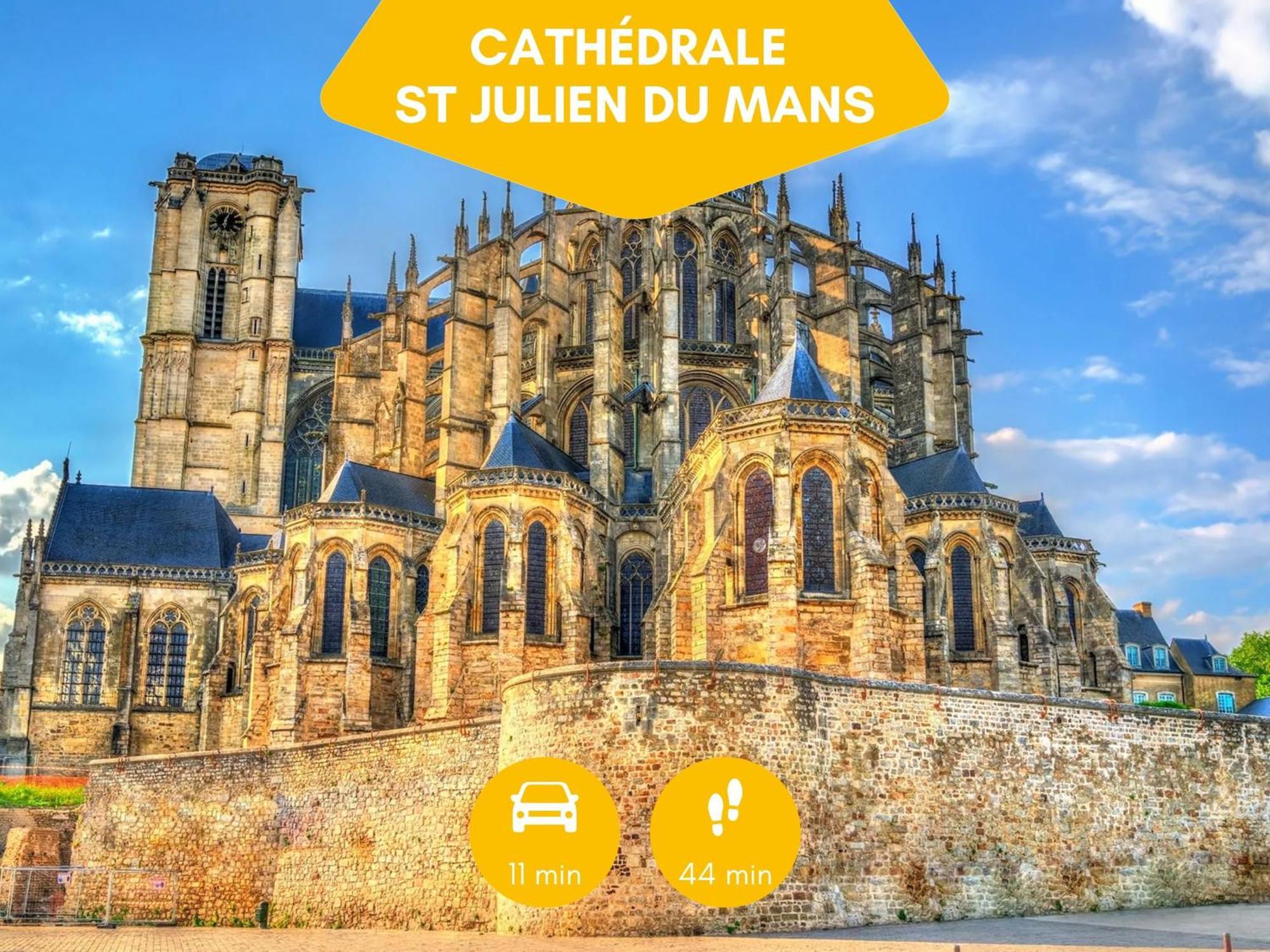 Ideal Groupe - Grands Espaces - 4 Chambres - Parking Gratuit - Proche Centre, Gare & Transports - Wifi - Offre Special De Reduction Jusqu'A -50 Le Mans Eksteriør bilde